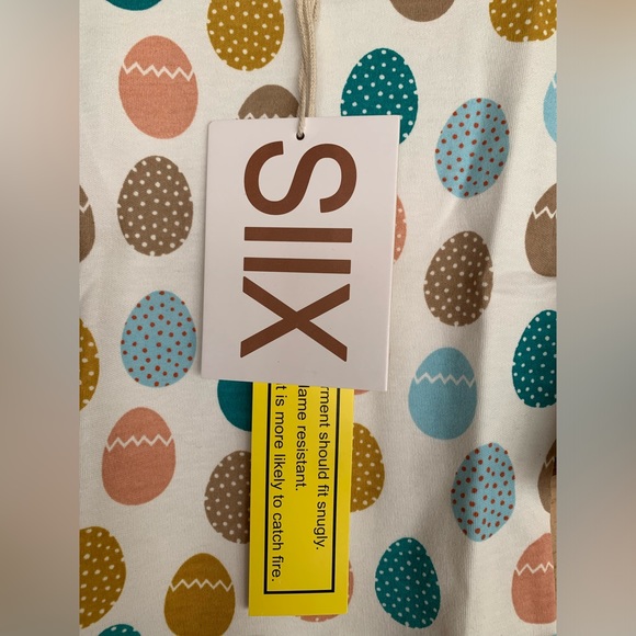 NEW SIIX Easter Baby Girl 2 Piece Pajamas Set, Size 12-18 months, Never Worn - Picture 8 of 9